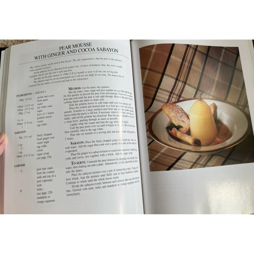 New Zealand's Huka Lodge Desserts 1993 1st Ed. HC Book‎ By Chef Greg Heffernan